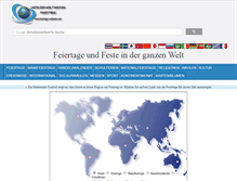 Tablet Screenshot of feiertage-weltweit.com